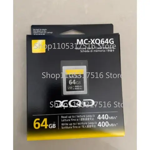 used Original XQD card 64GB MC-XQ64G is suitable  high-end models such as for Nikon Z9/Z8/Z7/Z6/Z6II/D850/D500.