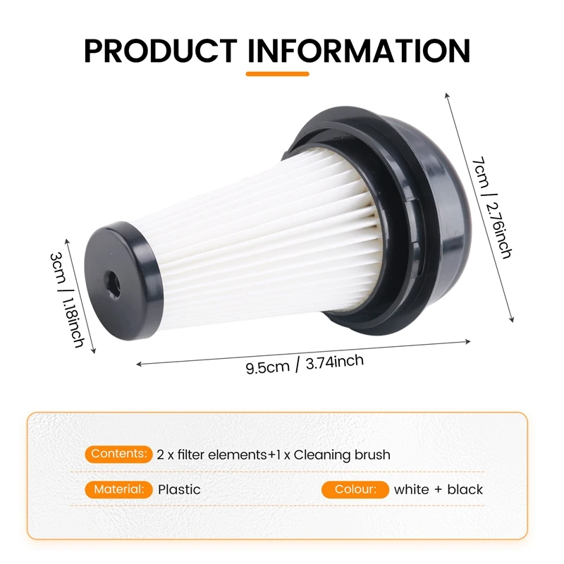 Replacement Filter For Rowenta ZR005202 Washable HEPA Filter Vacuum Cleaner Filter Elements Parts Accessories
