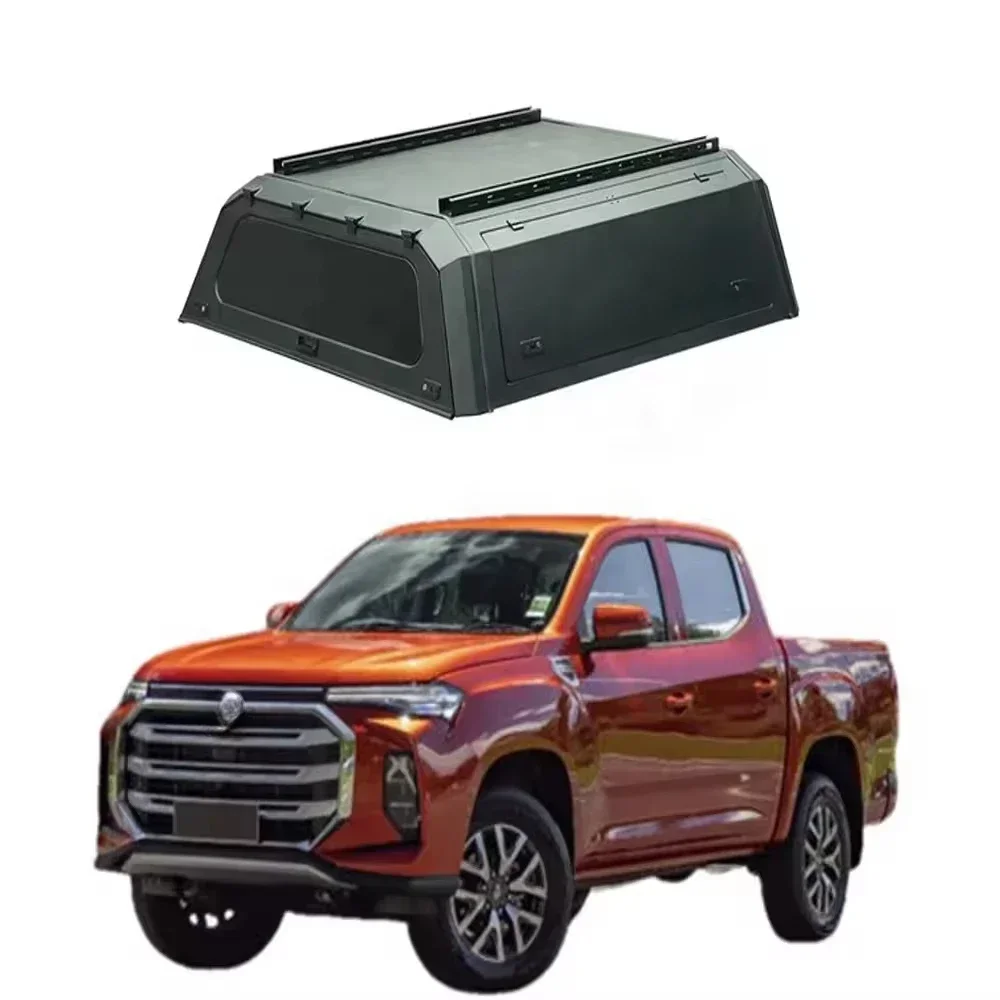 Hard Type Aluminum Alloy Topper Camper Pickup Tonneau Cover 4x4 Pickup Truck Canopy For Maxus T60 T70 T90