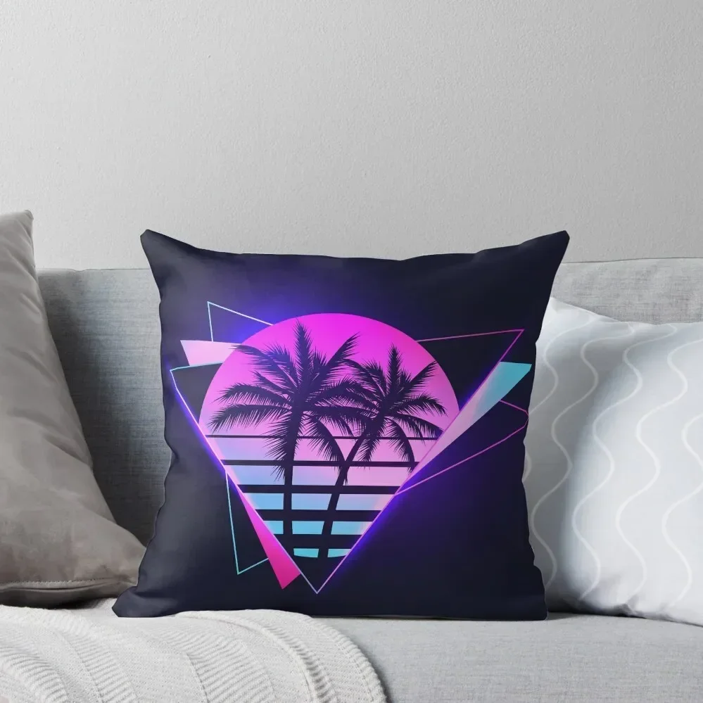 Retrowave 2 Throw Pillow Pillow Covers Decorative pillows decor home christmas decorations 2025 Pillows Aesthetic pillow