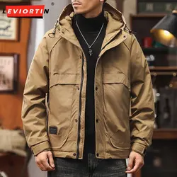 Chaqueta de plumón gruesa para hombre y mujer, Parka cálida con cuello de piel grande, abrigo de invierno impermeable informal para parejas de 30 grados, talla 3XL
