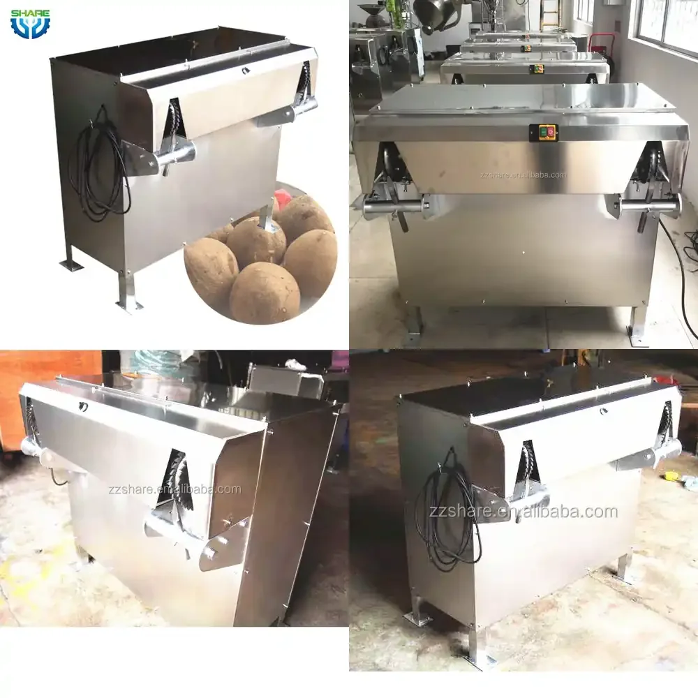 12Hot Automation Coconut Testa Peeler Sheller Coconut Shell Removing Peeling Shale Machine