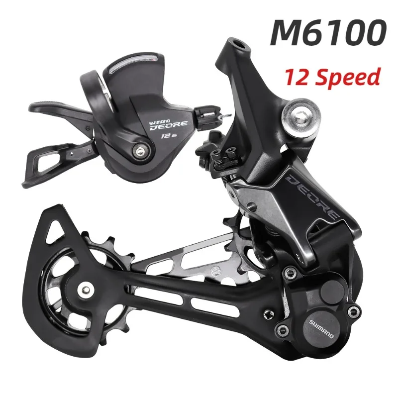 

Переключатель передач SHIMANO DEORE M6100 12 s, механизм переключения передач SL M6100, задний переключатель передач RD M6100 SGS, 12 Скоростей, 12 В, SWTICH Basic M7100 M8100