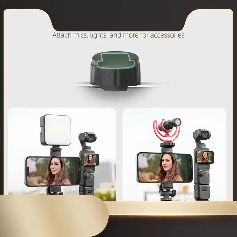 

Зажим для держателя телефона BRDRC, зажим для холодной обуви, многофункциональный кронштейн для прямой трансляции, аксессуары-N36R