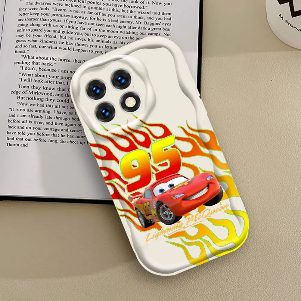 Disney Cars Lightning McQueen Case For Infinix NOTE HOT 40 30 PRO 40I 30I 20 20I 12 9 PLAY Tecno Camon Spark 30 20 3D Wave Cover