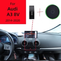 Magnetic Phone Holder For Audi A3 8V 2014-2020 2016 2017 Wireless Charging Special Fixed Bracket Base MagSafe Mount Accessoires