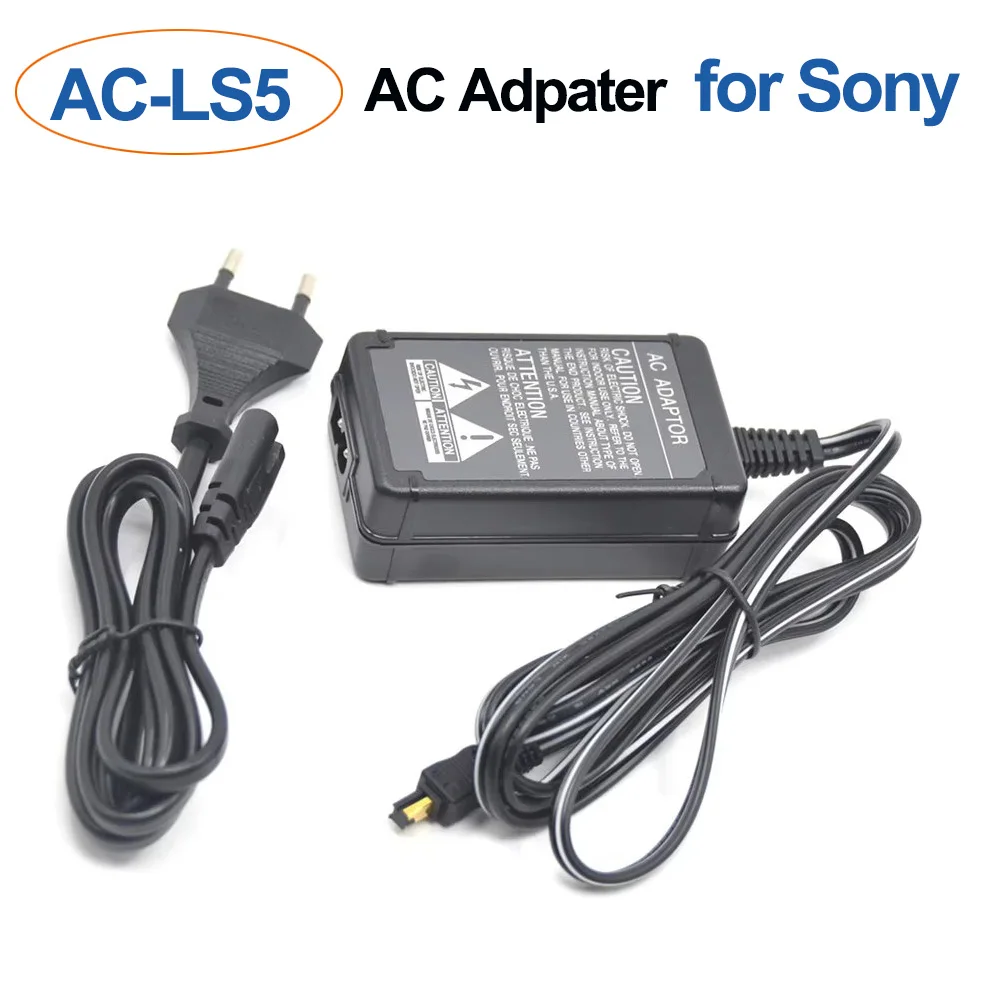 

AC-LS5 Camera AC Adapter Power Supply for Sony DSC-P72 P100 P150 P200 S600 S2100 TX7C T20 T50 T77 T300 T700 T900 V1 V3 H3 F88