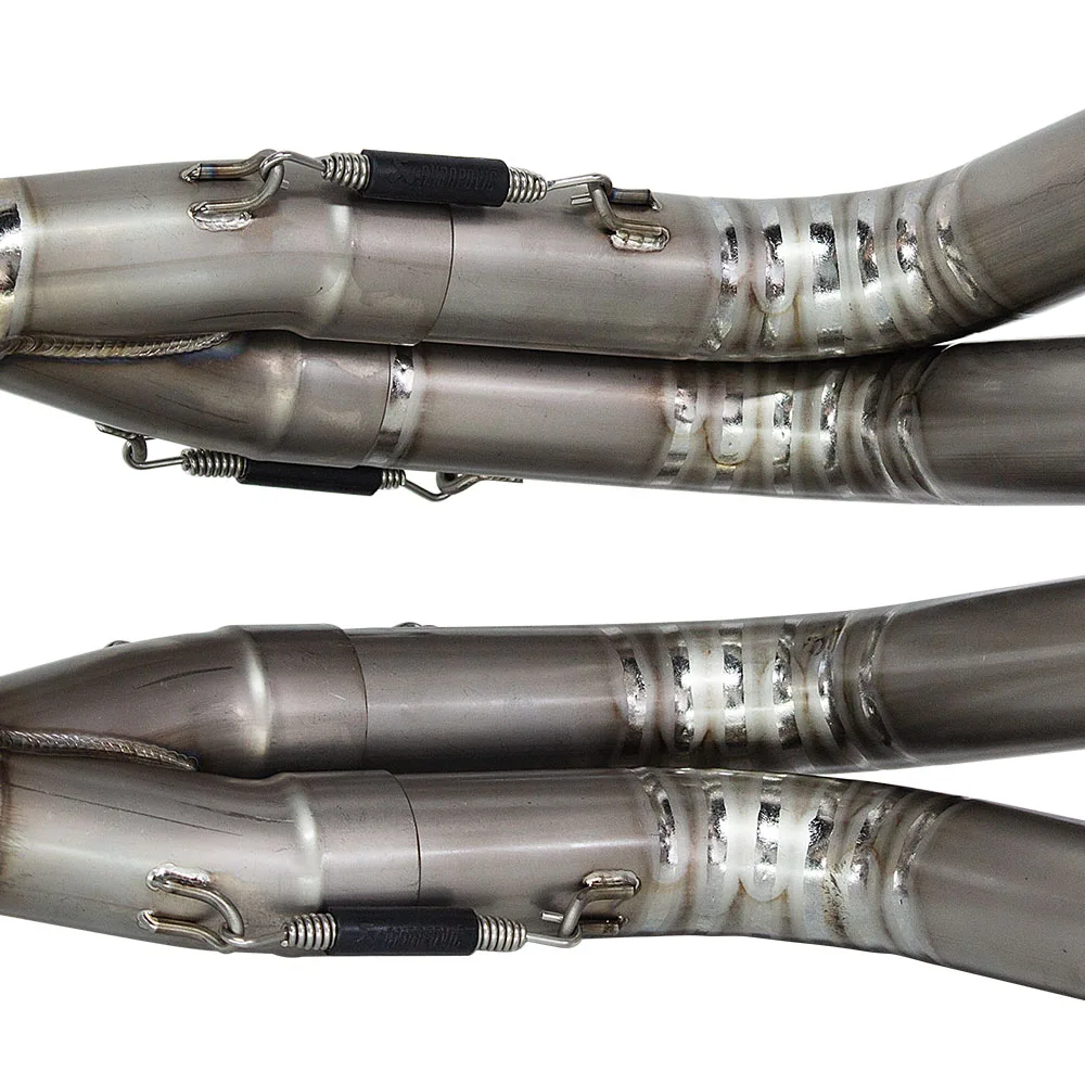 E-B10E8 For BMW S1000RR S1000R 19-25 years Motorcycle Exhaust Manifold Full Titanium Escape Front Link Pipe Connect OE Muffler