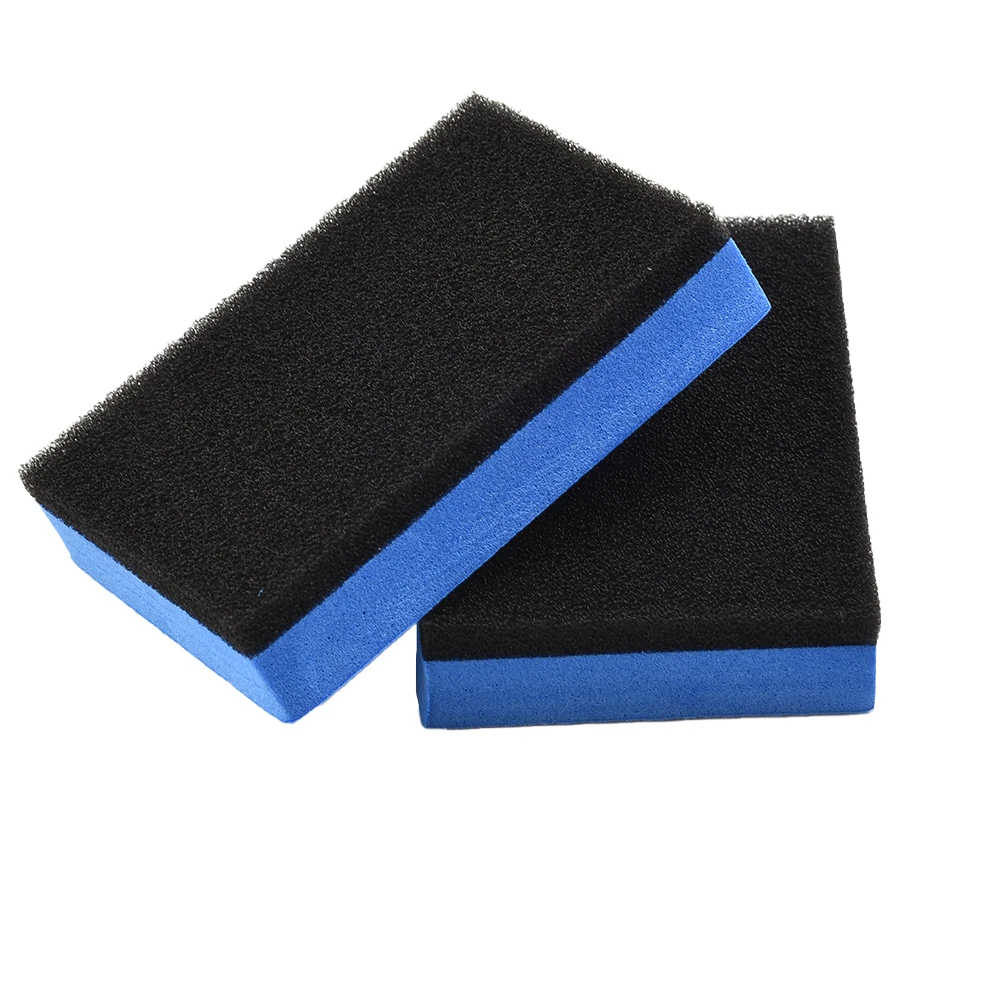 Комплект автомобильных губок для покрытия автомобиля, губка из ЭВА для покрытия автомобиля, вощение 7,5*5*1,5 см, аппликатор, синий + черный, замена полировки