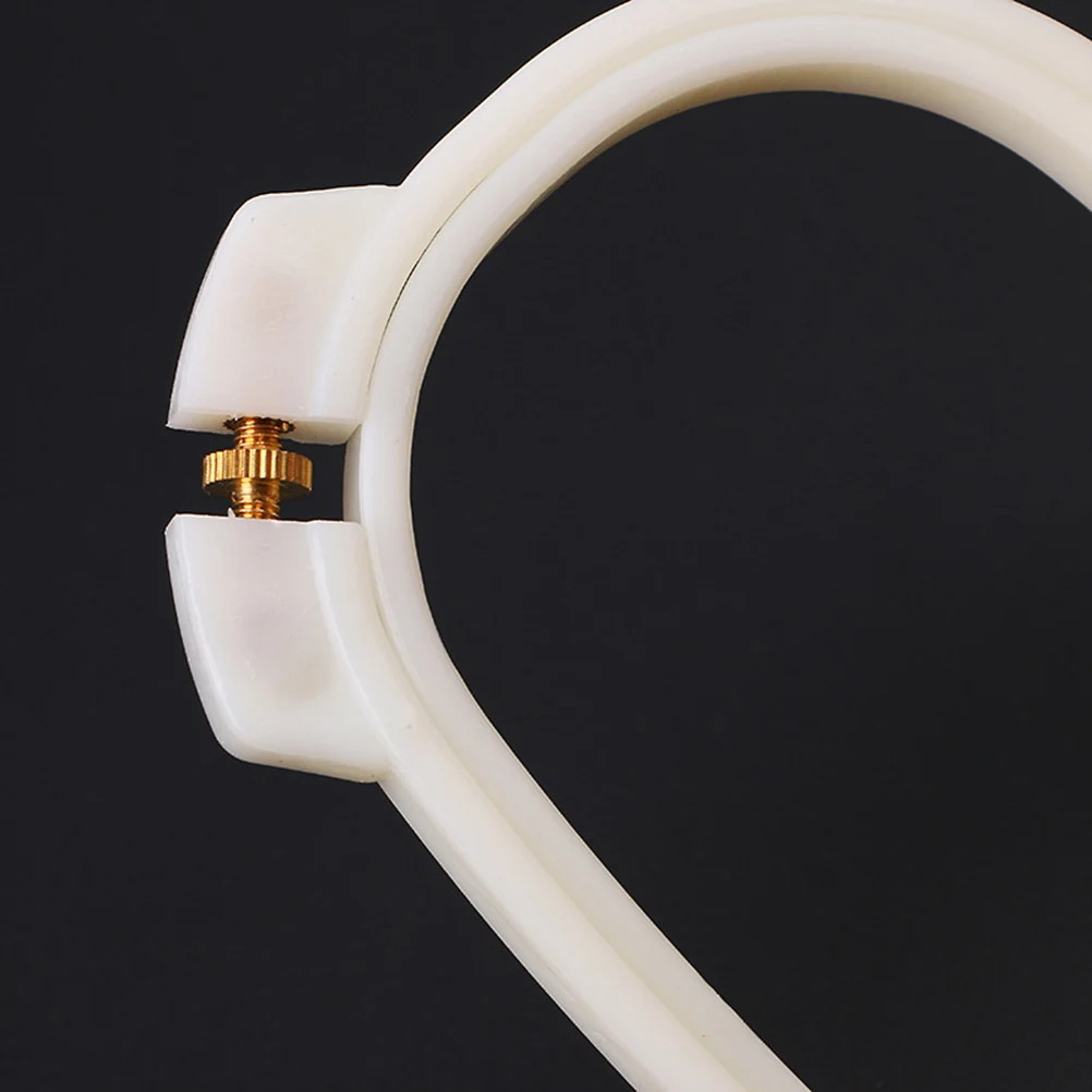 

Embroidery Hoop Set Cross Stitch Circle Frame Craft Tool For Diy Sewing 9X13Cm Creamy White Smooth Abs Plastic