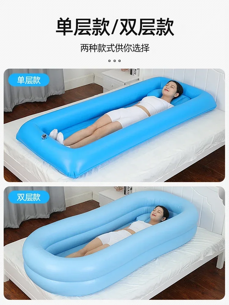 Bed Paralysis Disabled Elderly Dedicated Bath Neck Massager Disabled Patient Bed Lying Inflatable Bath Bed