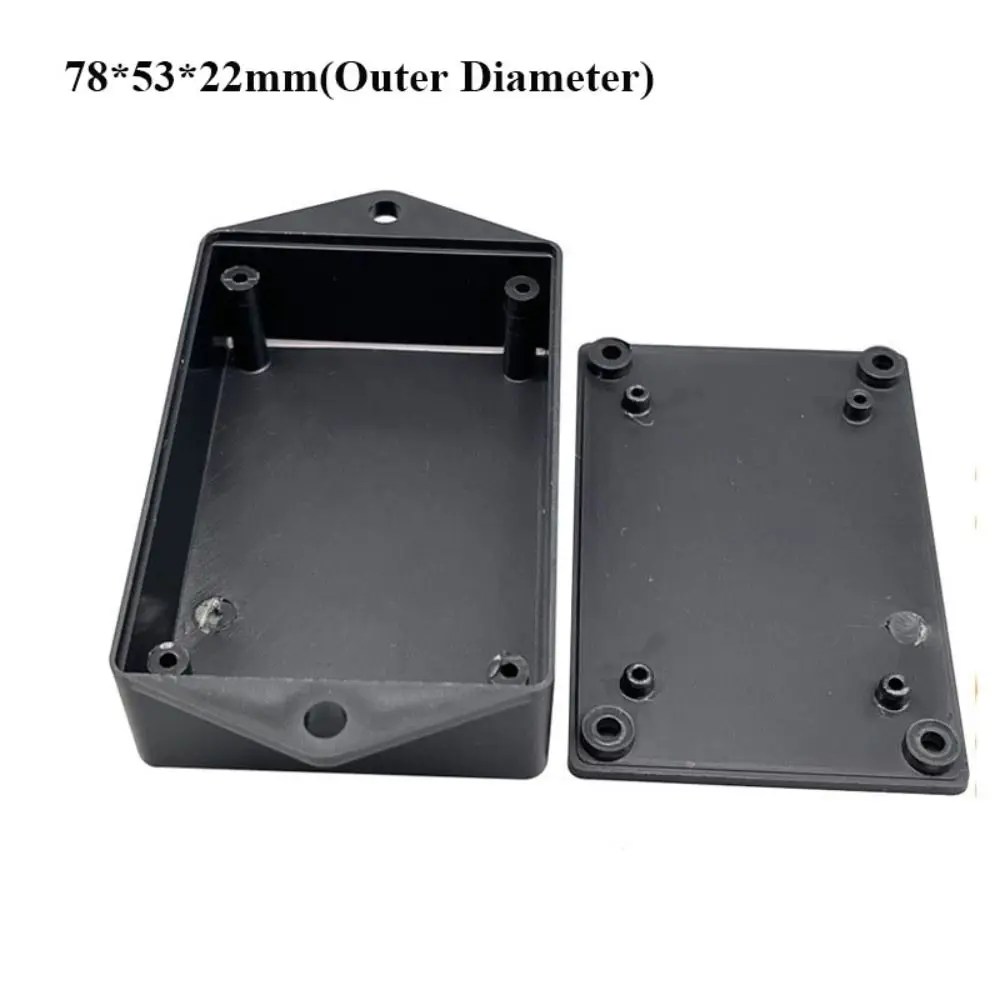 ABS Plastic DIY Housing Instrument Electronic Project Box Waterproof Black Circuit Board Box PCB 9 Styles Electric Supplies