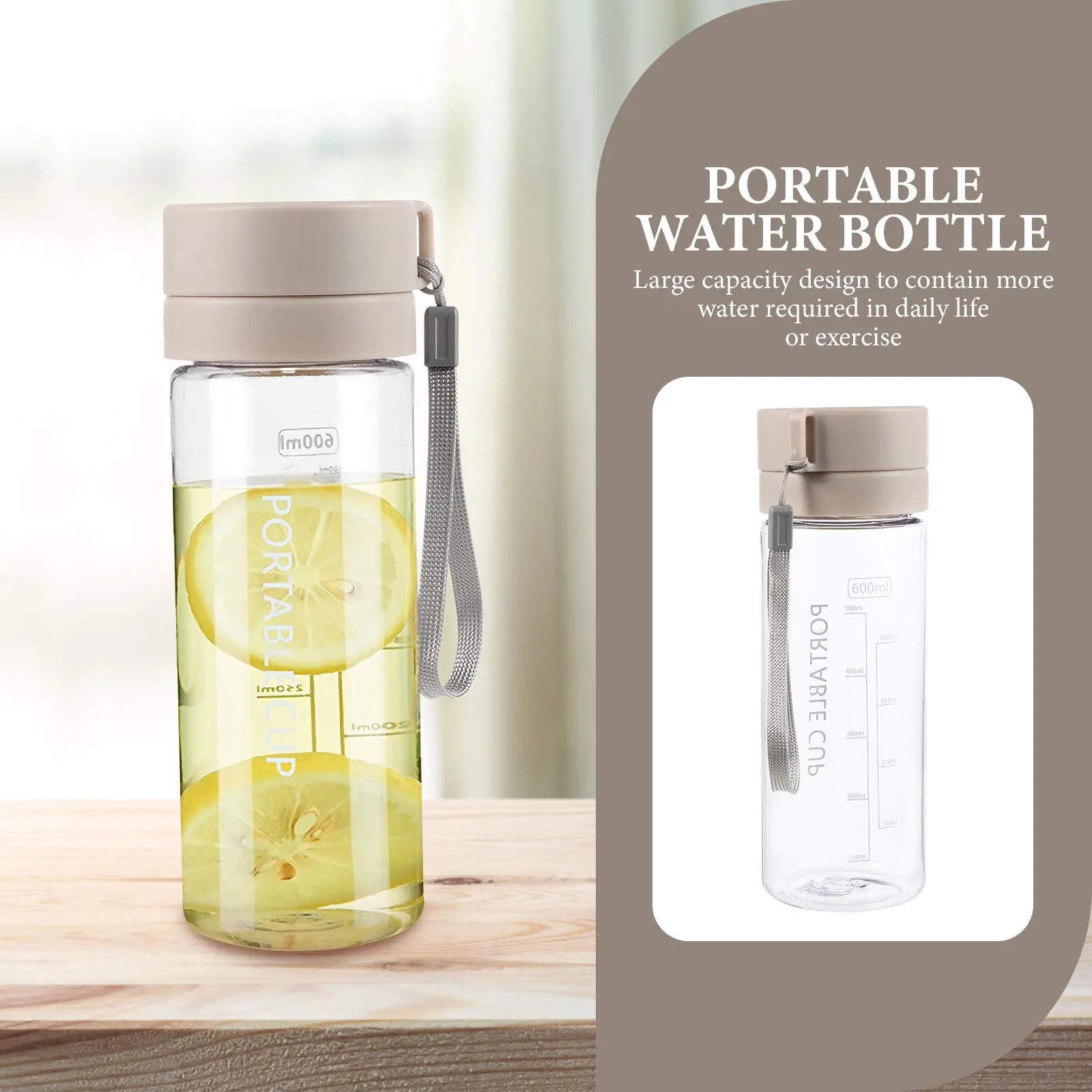 

Leakproof Water Bottle Large Capacity Squeeze Design Portable for Outdoor Travel Hiking Cycling and Sports Water Bottle