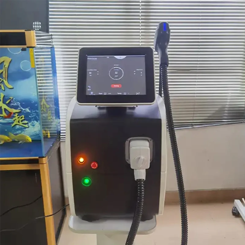 OEM Professional Ice Titanium Platinum Titanium Diode Laser 808 Diode Laser Hair Removal Machine 755 808 1064 nm