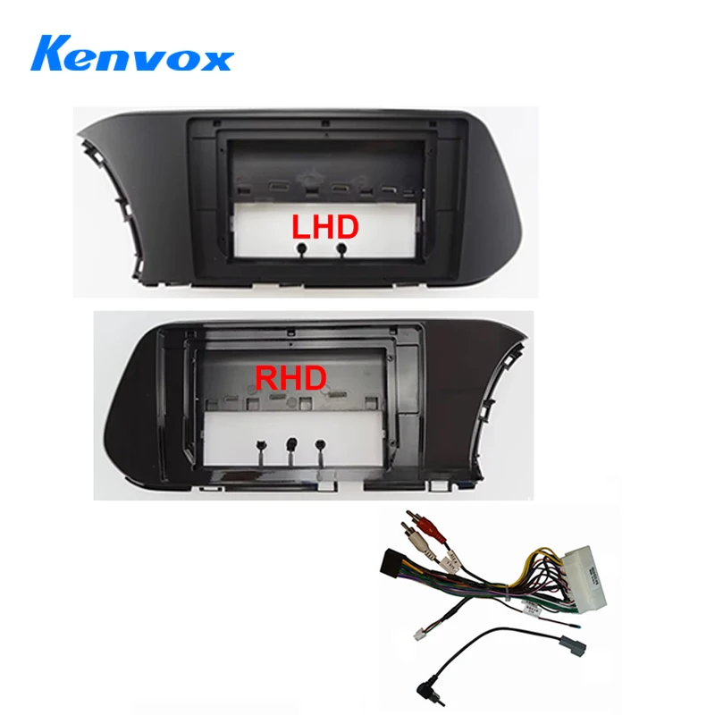 2 Din 10.1 Inch Big Screen Car Radio Fascia Panel For Hyundai i20 i-20 2020 Auto Stereo Frame Installation Dashboard Mount Kit