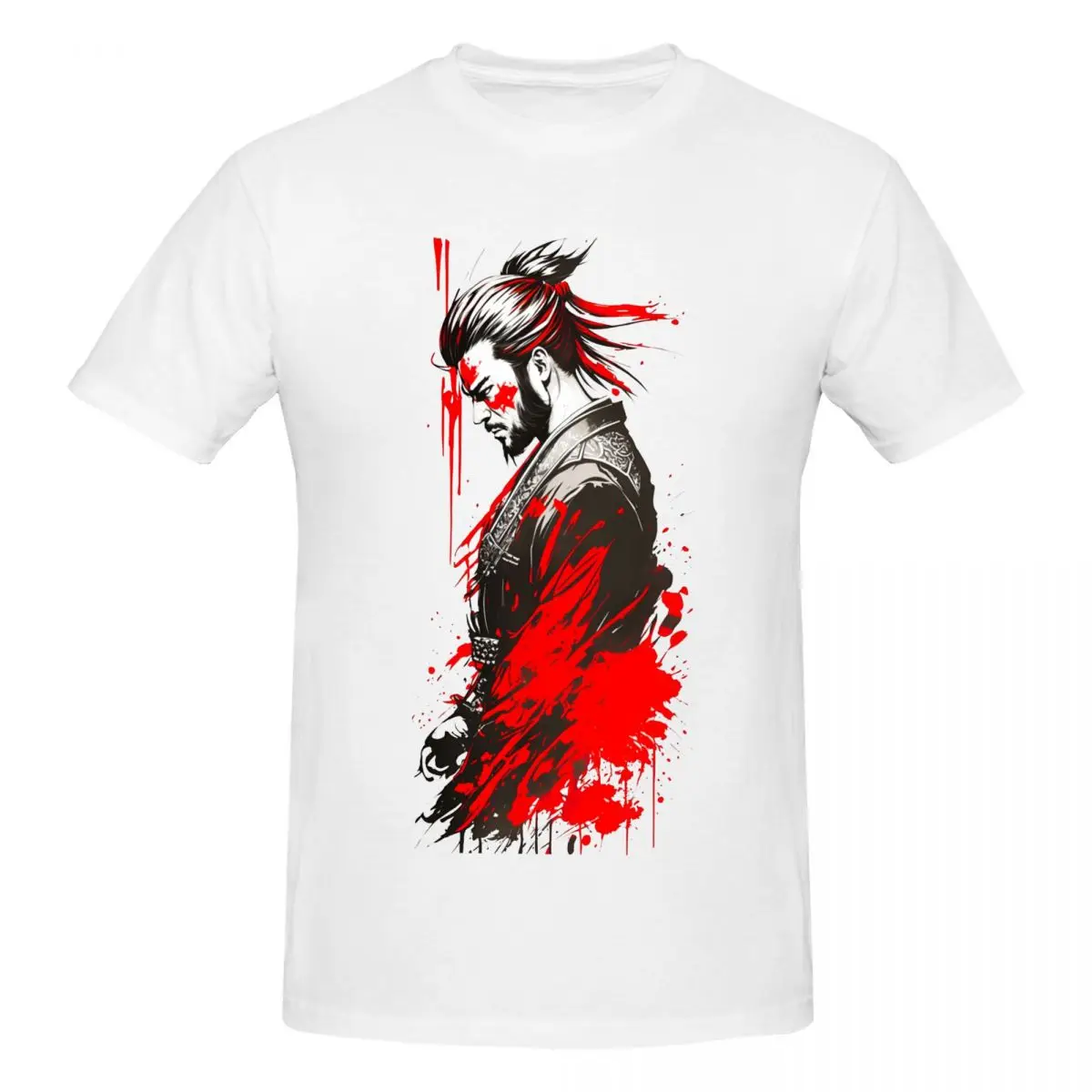 Men Miyamoto Musashi Trending T Shirt Streetwear Cotton Shirts