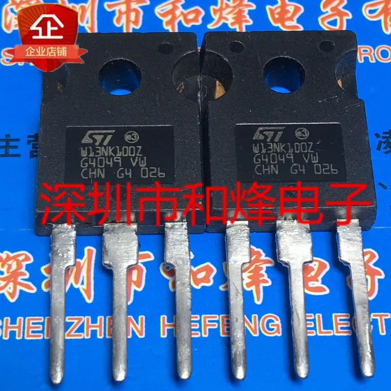 5PCS-10PCS W13NK100Z STW13NK100Z  TO-247 1000V 13A  Really Stock Best Quality In Stock Fast Shipping