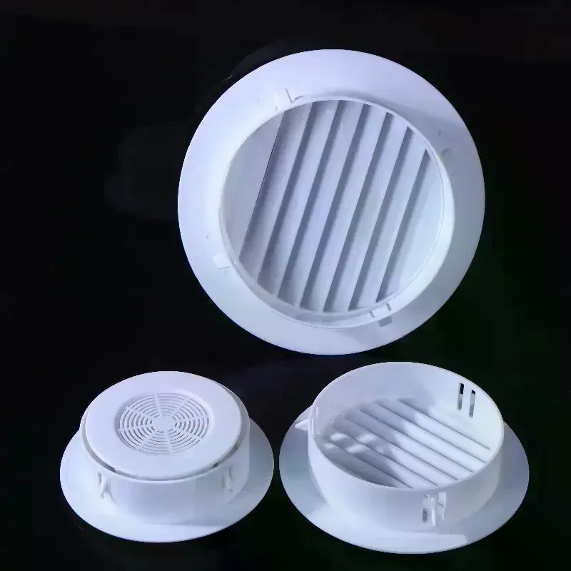 1Pcs Kitchen Bathroom Parts Air Vent Extract Valve Grille Air Conditioning Hole Cover Dust Plug Wall Ducting Decorative Cap