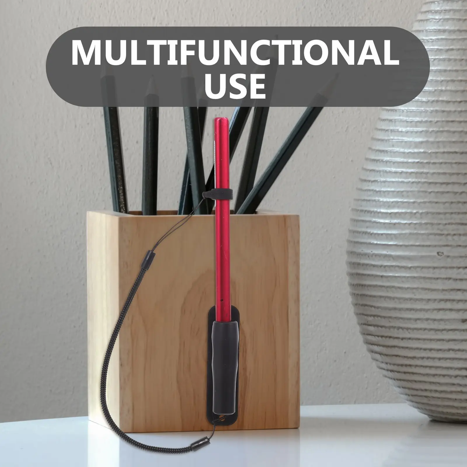 2Pcs Touch Pen Lanyard Retractable Spring Rope Anti-lost Holder Base Pencil Tablet Stylus Work Office School Meeting Cord Keeper