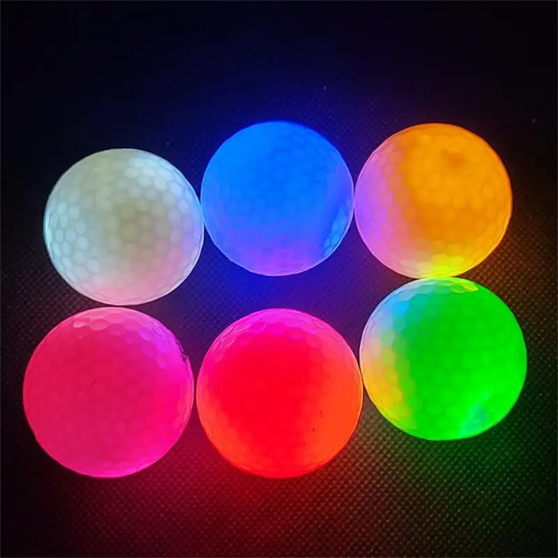 LED Golf Golf Steady Bright Golf Golf Flash Ball Luminous Ball Contains Sarin Material, Which Has Strong Resistance To Beating