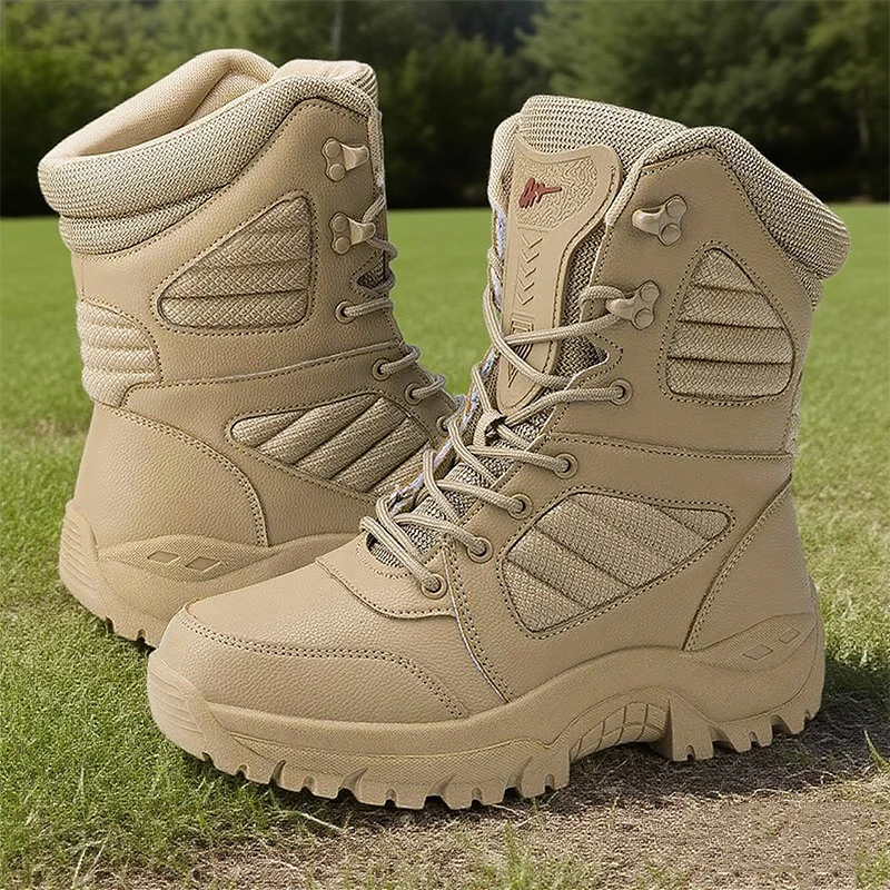 أحذية رجالية عالية الجودة مريحة ومتينة للمشي لمسافات طويلة في الهواء الطلق ومضادة للانزلاق وقابلة للتنفس أحذية رياضية عالية الجودة مقاومة للماء كاجوال