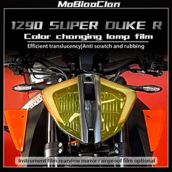 Per KTM 1290 Super Duke R faro per moto fanale posteriore pellicola protettiva specchietto retrovisore accessori per pellicole antipioggia