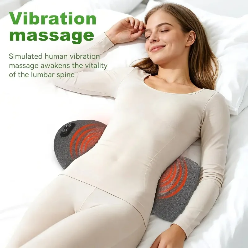 3 in 1Lumbar Massager Support Pillow - Lower Back Massager with Heat,Vibration,Support Pillow for Lower Back Pain Relief - view 5