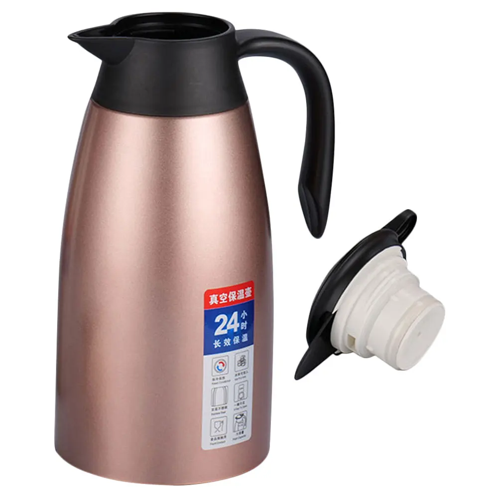 

Thermal Coffee Carafe Stainless Steel Insulated Large Capacity Hot Beverage Kettle For Home Office Camping Leakproof