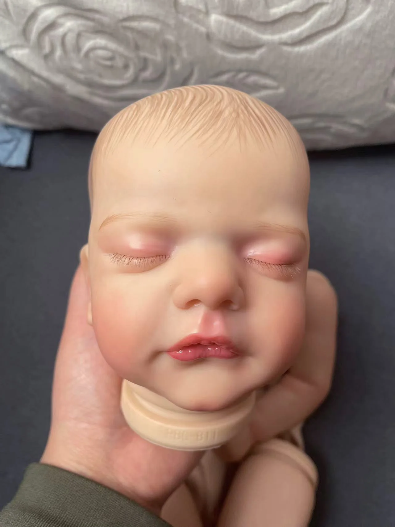 

NPK 19 дюймов незавершенная ручная работа DIY часть Сэм мягкие виниловые пустые формы для сна ребенка уже окрашенные формы с тканевым корпусом