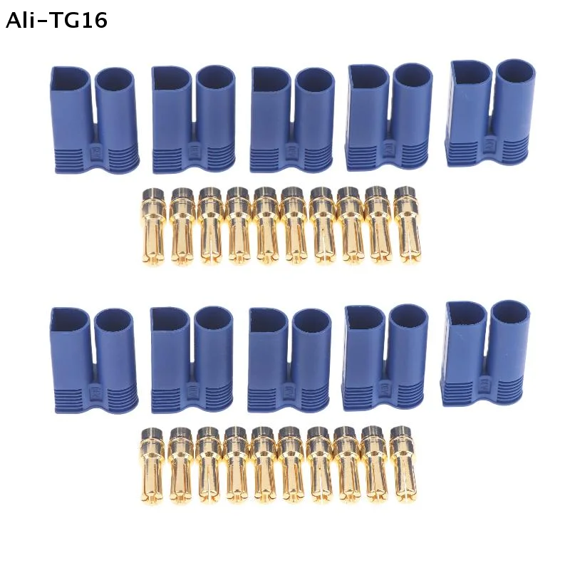 【TG16】10 Stück/5 Stück 2025 neue RC-Spielzeugteile EC5-Stecker-Set männlich und weiblich vergoldeter Bananenstecker für RC-Schaltung männlich-weiblicher Stecker