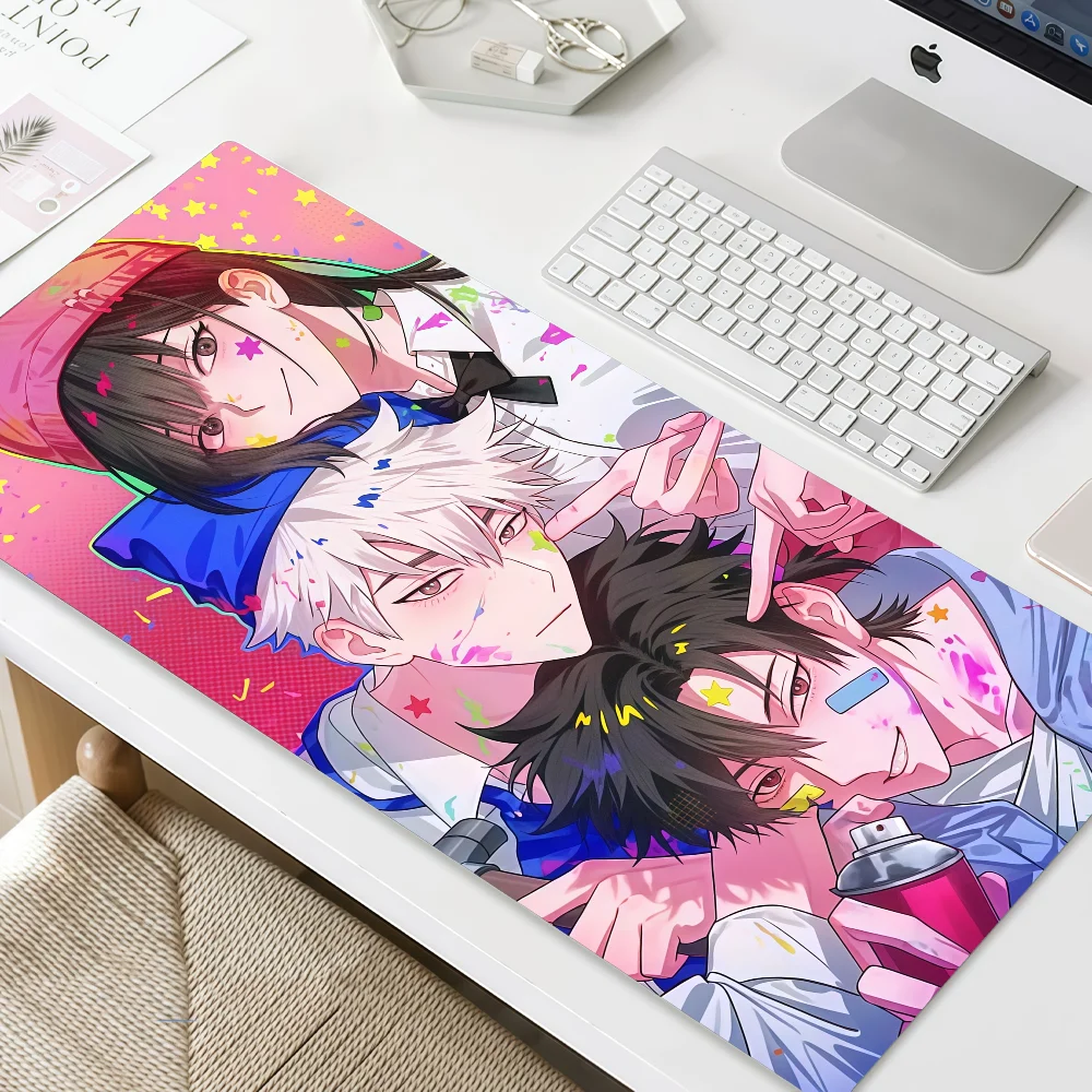Mouse Pad Animation MousePad Non-slip Lockedge Office C-Click Student Link Gaming Thickened Large Writing Suspense Pad Cushion