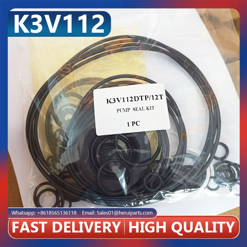 K3V112 K3V112DT K3V112DTP Hydraulic Main Pump Seal Kit For Excavator Pump Seal