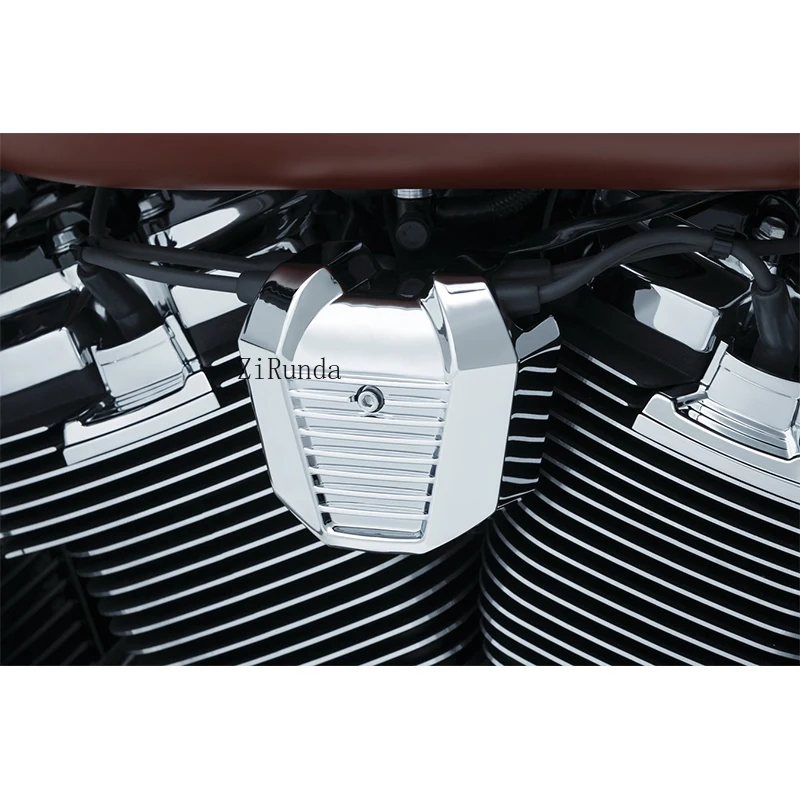 Engine electroplated trim, engine chrome-plated cover