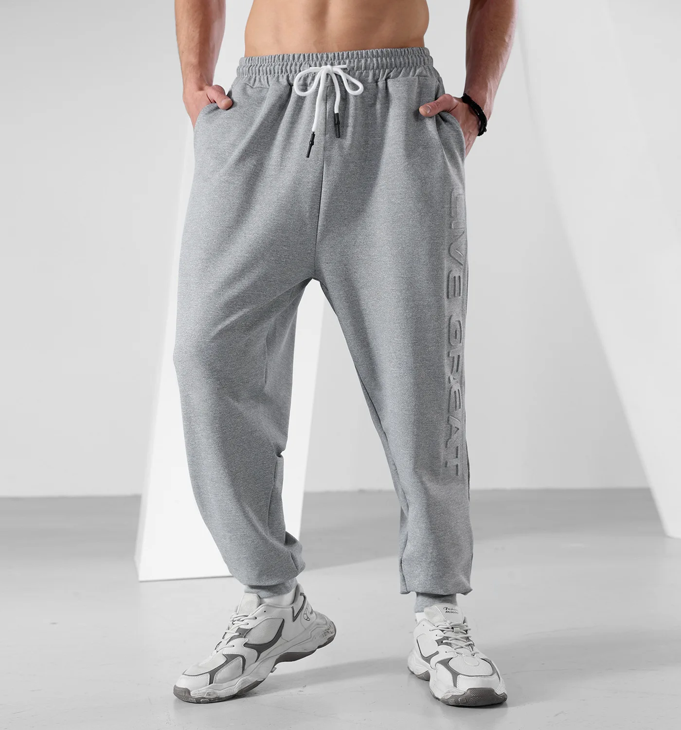 

New Summer Mens Joggers Casual Pants Fitness Men Sportswear Tracksuit Bottoms Sweatpants Trousers Black Gyms Running Track Pants