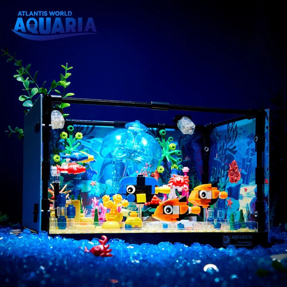 Marine Fish Tank - Seria Ideas: Akwarium z zwierzętami morskimi,