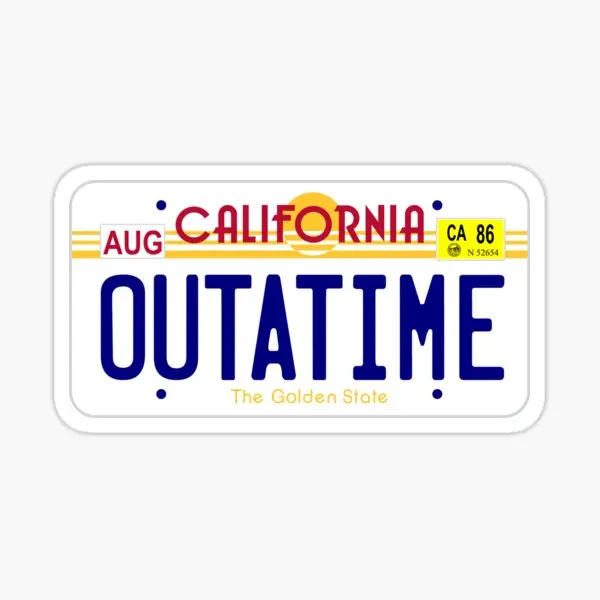 Outatime  5PCS Stickers for Stickers Art Laptop Home Bumper Decor  Decorations Luggage Window Room Cartoon Car Wall Background