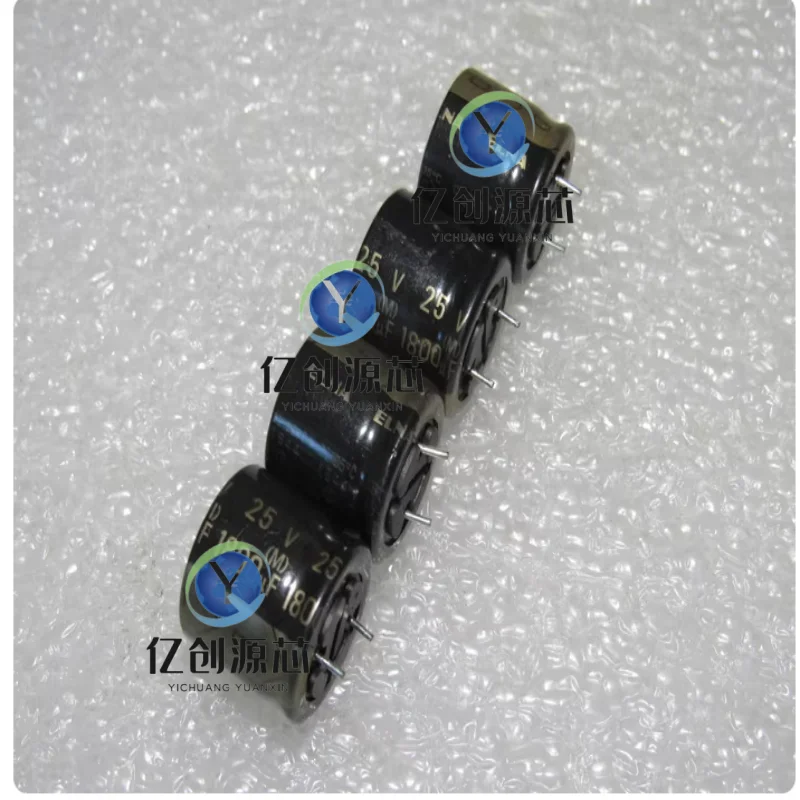 Black gold character 25V1800UF, diameter 18MM* height 17MM, copper pin, high-end audio filter aluminum electrolytic capacitor