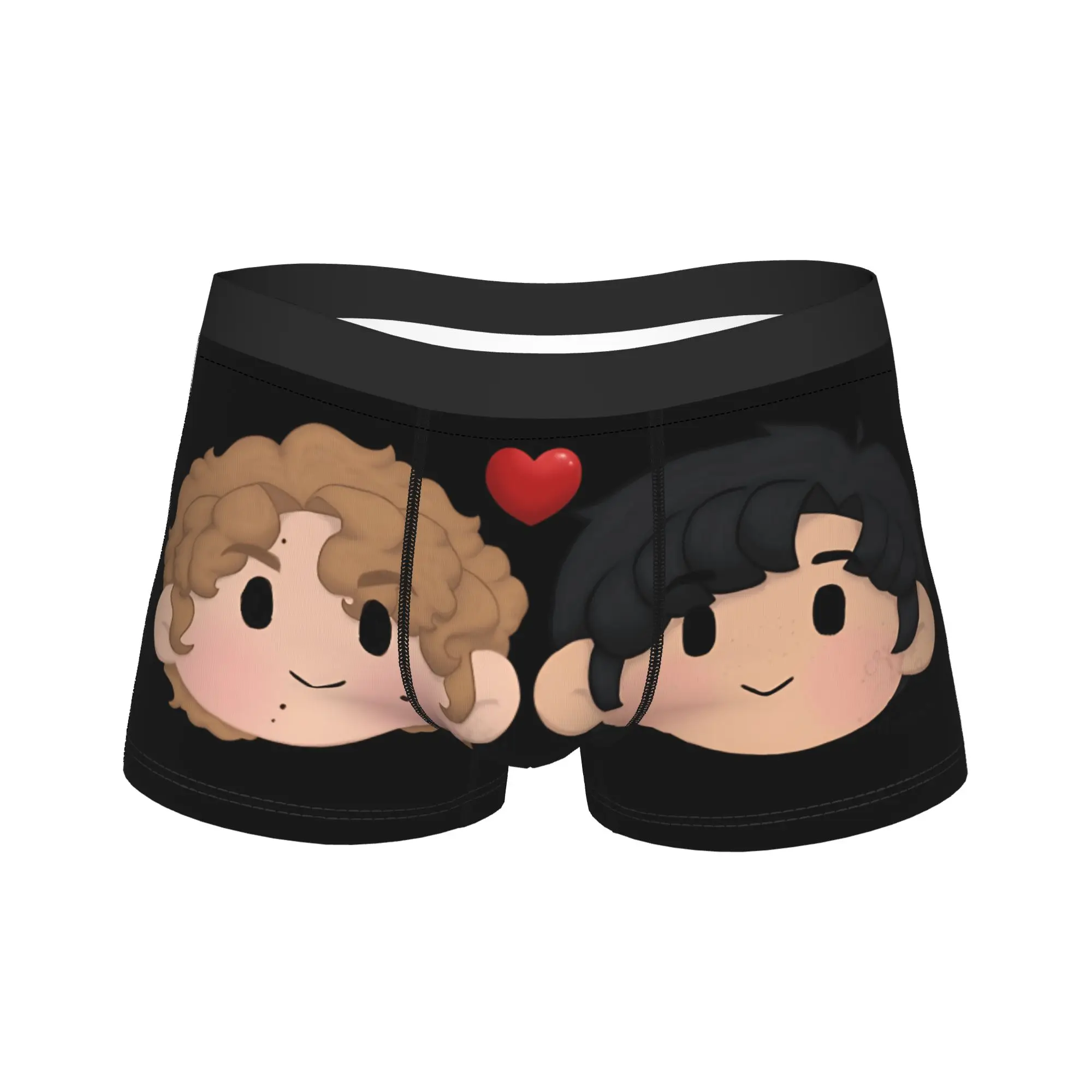 

Heated Rivalry Ilya and Shane Cartoon Boxershorts Pouch Underwear Quality Boxer Brief Comfortable Men's Underpants Plus Size