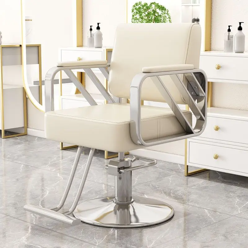 Swivel Lifting Barber Chair Beauty Salon Luxury Professional Aesthetic Hairdressing Chair Vanity Kappers Stoelen Salon Furniture