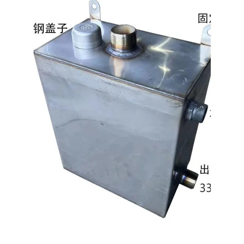 9L Stainless Steel Hydraulic Oil Tank for Marine Winch Pot Hauler Customizable