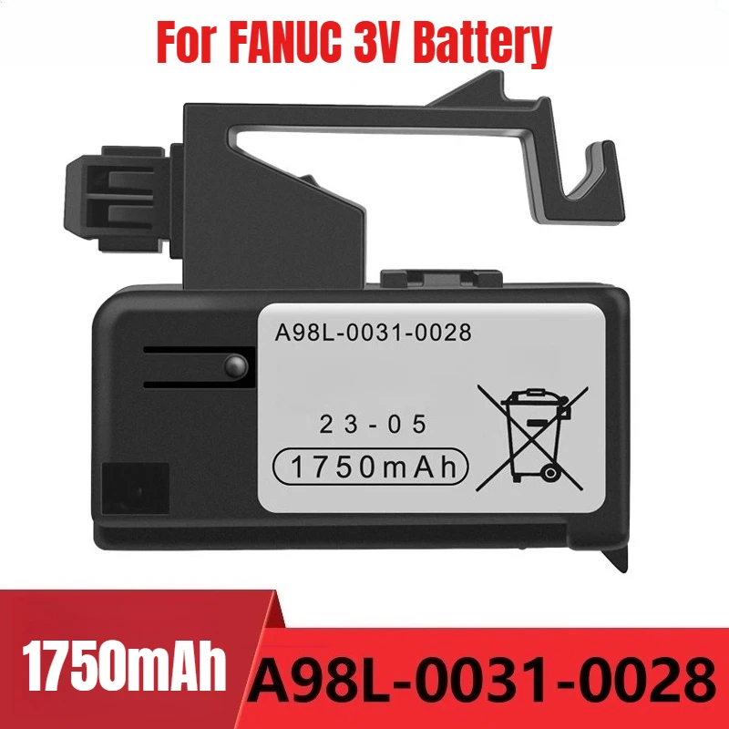 

1750mAh for FANUC 3V Battery A98L-0031-0028 A02B-0323-K102