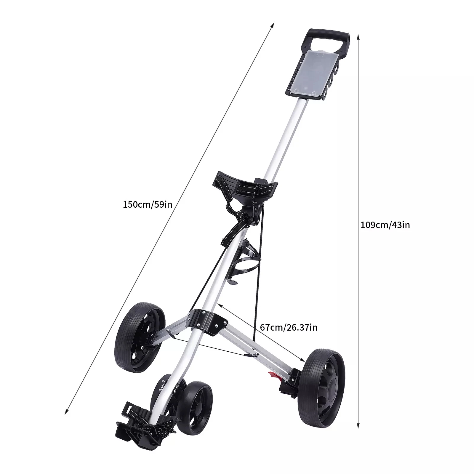 Golf Trolley - Durable, Foldable, and Ideal for On-Course Convenience