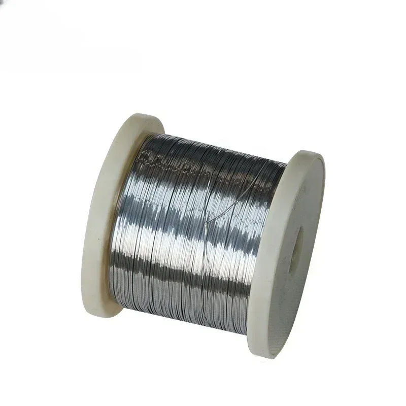 10m/lot 0.4mm 0.5mm 0.6mm Tungsten Wire In Coil  99.95% Pure Tungsten Wire Heating Element For Wire Cutting Machine