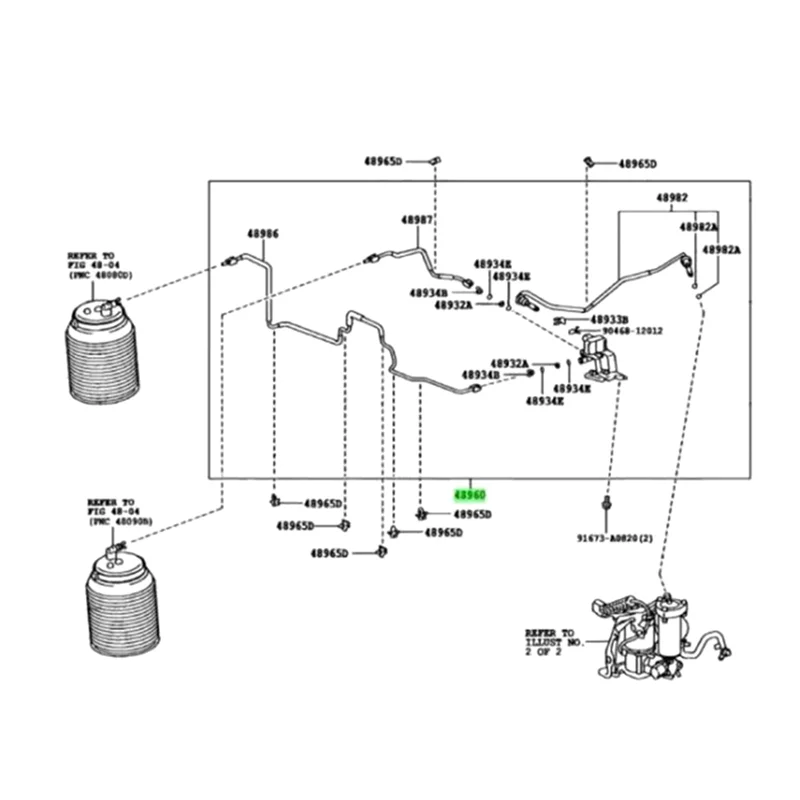 

Excellent-Air Suspension Compressor Height Control Valve Block 4896060010 48960-60010 For Toyota GX460 GX400 Toyota Land Cruiser