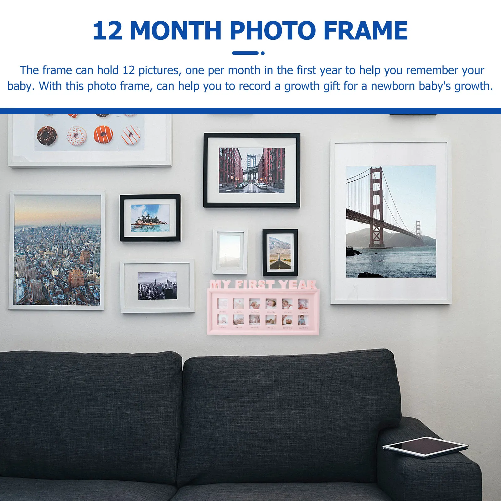 Growth Memory Photo Frame Baby - Baby Nursery Picture Frames 评论和价格