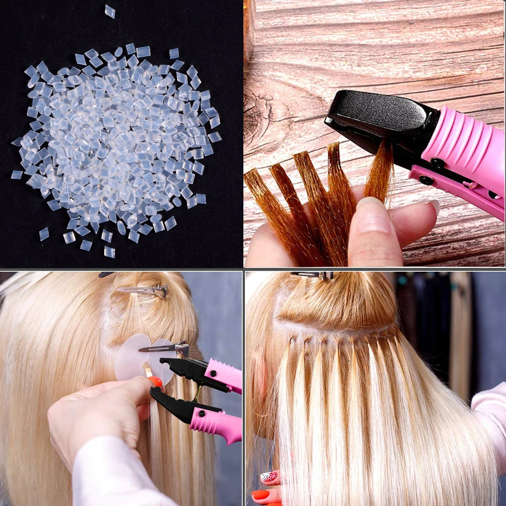 

ITALIAN Keratin grain- 50gram/LOT 50g keratin granule White color for I tip/ U-tip hair