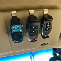 Soporte de montaje con Clip para parasol de coche, soporte de montaje para puerta Geage de 46-66mm, controles remotos, transmisor, mando, llave, Control de puerta