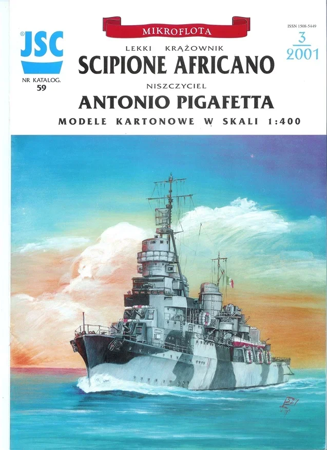 Italian Sippian Light Cruisers And Antonio Destroyers