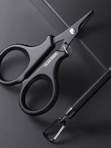 1set Titanium Coating Stainless Steel Fishing Scissor Plier Cut PE Braid Line Cutter Plies Carp Outdoor Fishing Accessories Tool