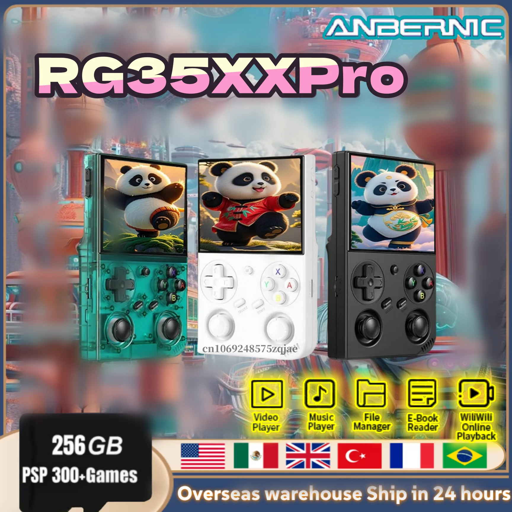 anbernic-rg35xx-pro-retro-handheld-game-portable-game-classic-games-retro-player-handle-portable-5g-wifi-console-bluetooth-psp